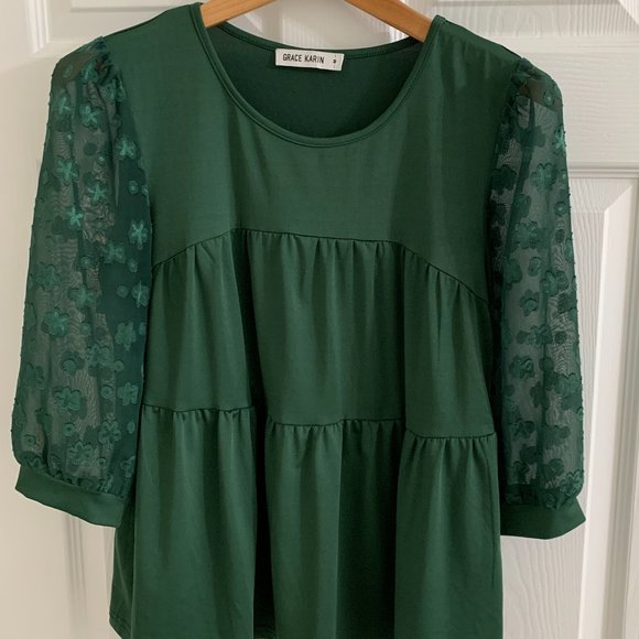 Grace Karin Women's Top Blouse, Size M - Picture 2 of 11